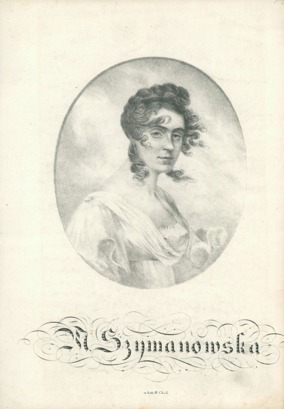Portrait of Maria Szymanowska (1789-1831). Creator: Anonymous.