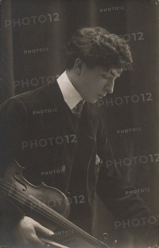 Portrait of the violinist and composer Paul Kochanski (1887-1934), 1907. Creator: Anonymous.