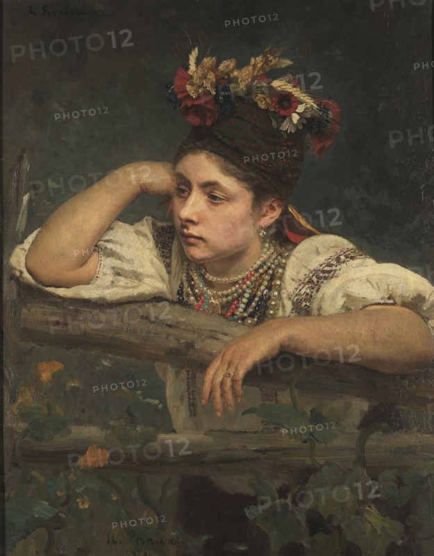 Ukrainian woman, 1875. Creator: Repin, Ilya Yefimovich (1844-1930).