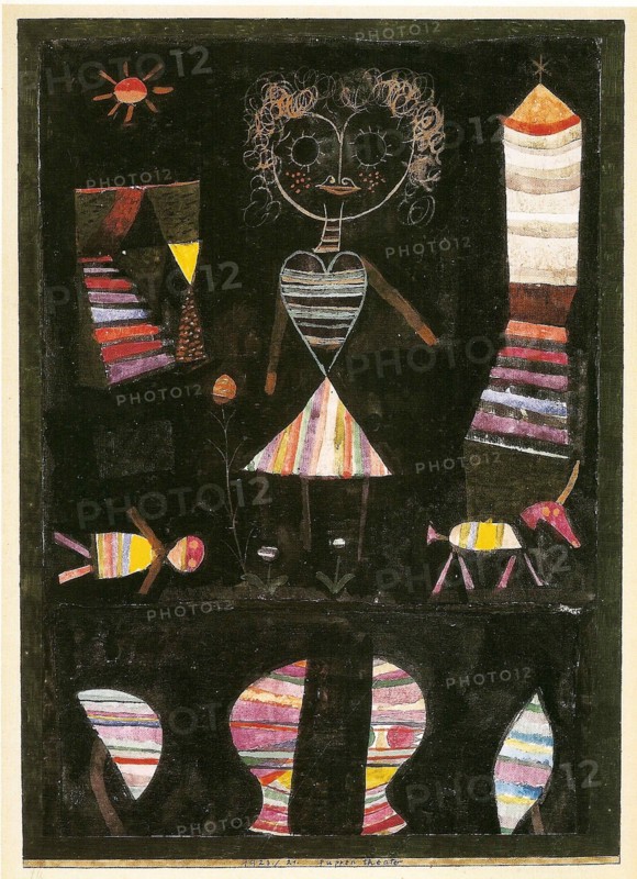 Puppet theater, 1923. Creator: Klee, Paul (1879-1940).