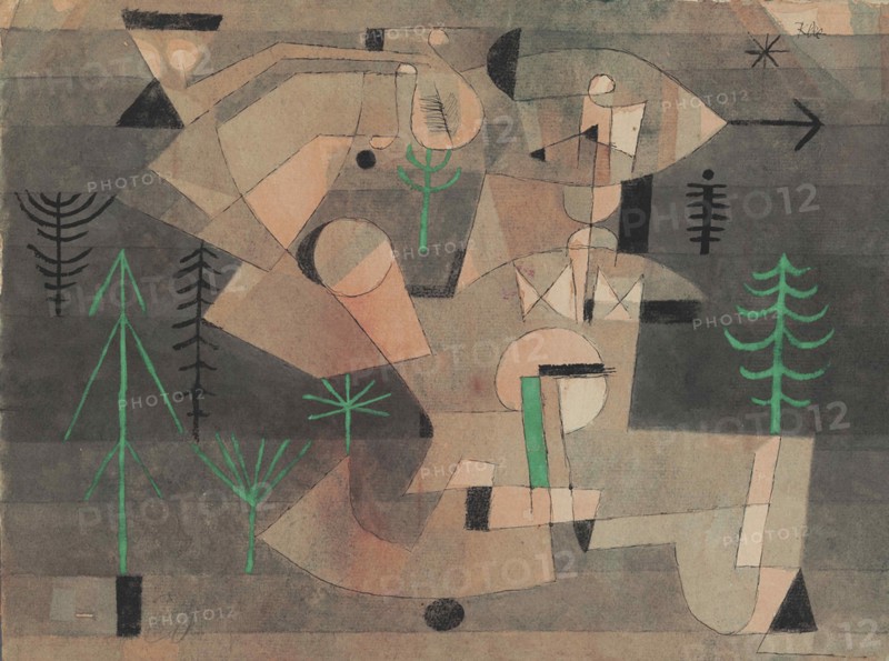 Garden Plan, 1922. Creator: Klee, Paul (1879-1940).