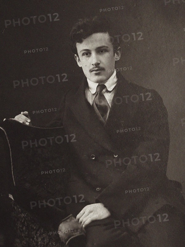 Portrait of the composer Joel (Yuliy Dmitrievich) Engel (1868-1927). Creator: Anonymous.