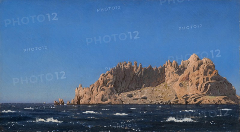 View of Île Maïre, 1854. Creator: Larsen, Emanuel (1823-1859).
