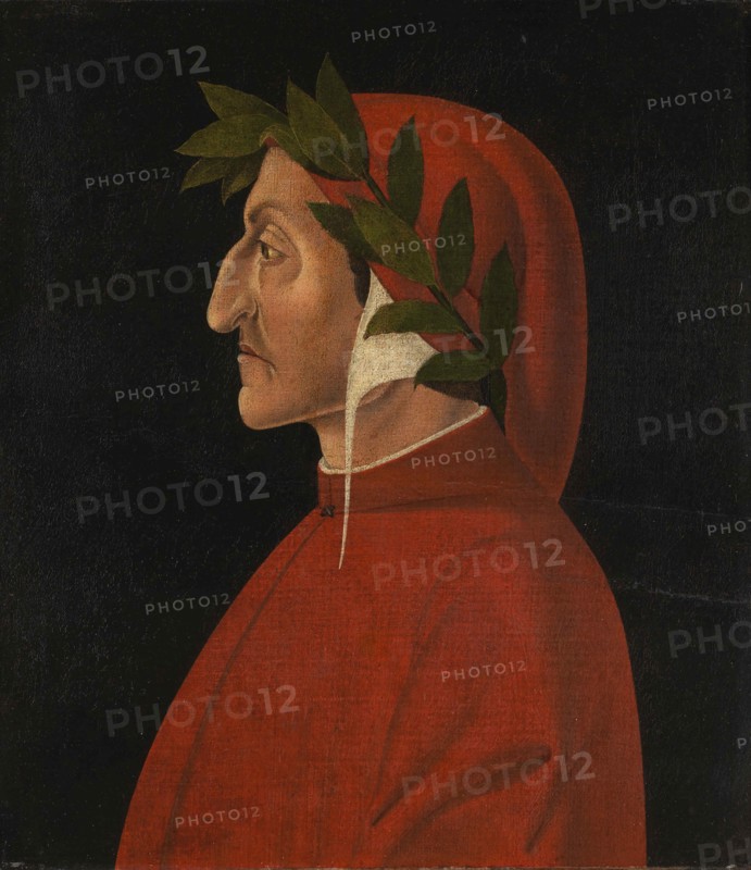 Portrait of Dante Alighieri (1265-1321), c. 1500. Creator: Anonymous.