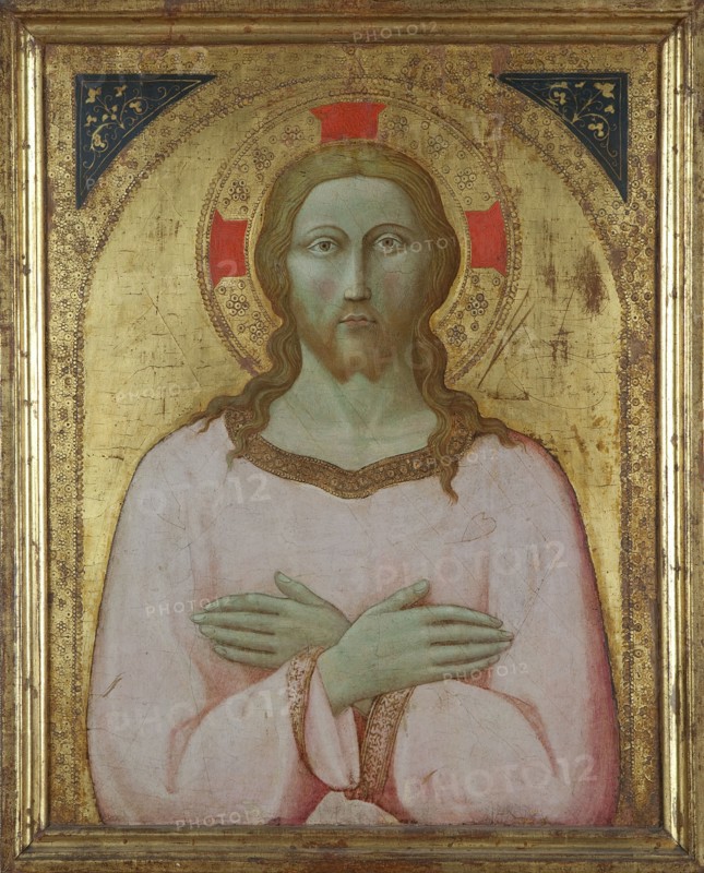 Salvator Mundi (Saviour of the World), 1442-1443. Creator: Sano di Pietro (1406-1481).