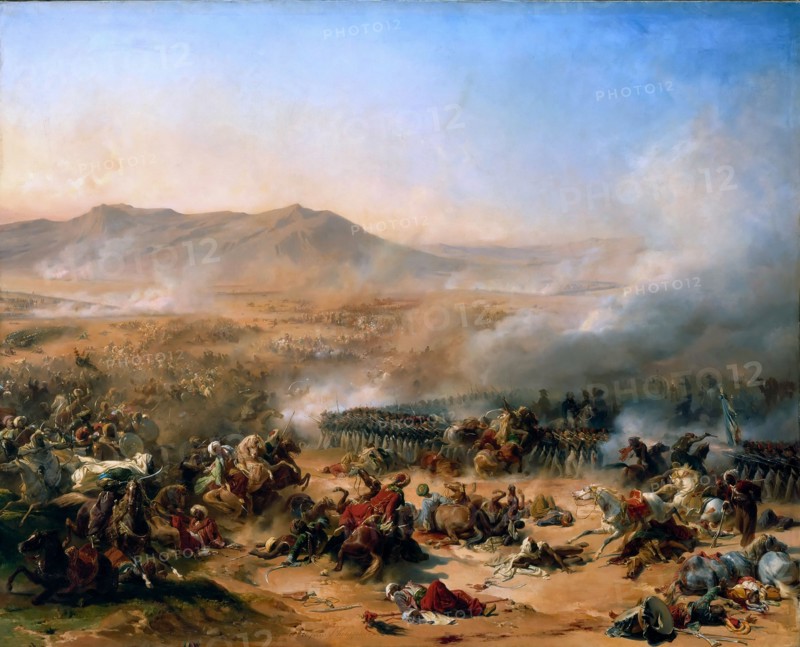 The Battle of Mount Tabor on 16 April 1799, 1837. Creator: Philippoteaux, Henri Félix Emmanuel (1815-1884).