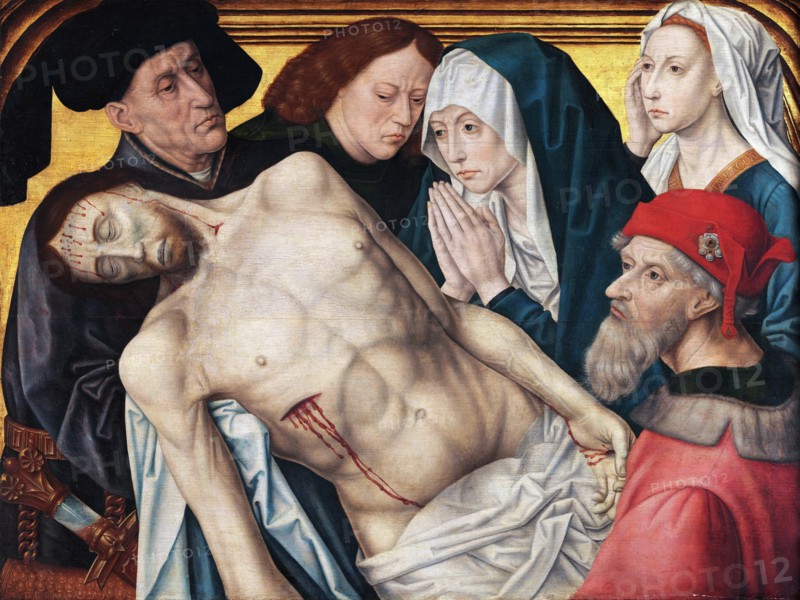 Pietà, 1480-1490. Creator: Goes, Hugo, van der (1435-1482).