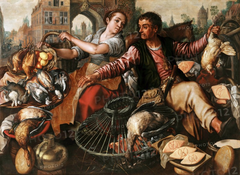 The Game Vendor, ca 1568. Creator: Beuckelaer, Joachim (ca. 1533-1574).