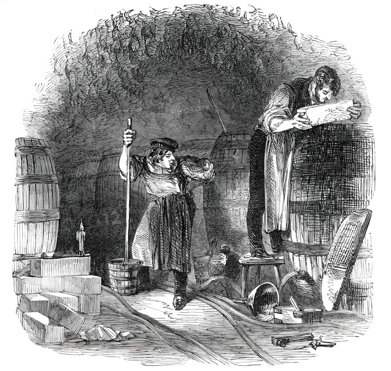 Bobbing the Beer, 1850. Creator: Unknown.