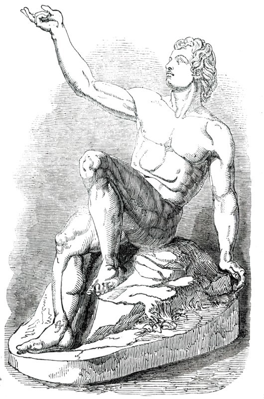 The Creation of Adam, modelled by J. Physick, 1850. Creator: Unknown.