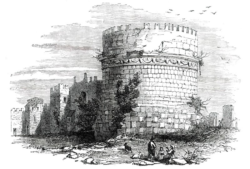 Tomb of Cecilia Metella - Rome, 1850. Creator: Unknown.
