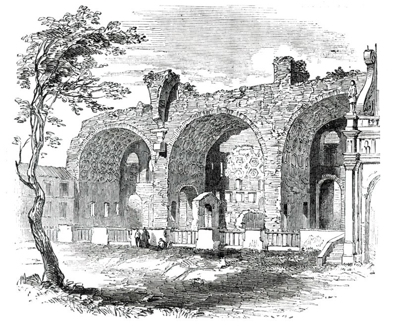 Basilica of Constantine - Rome, 1850. Creator: Unknown.