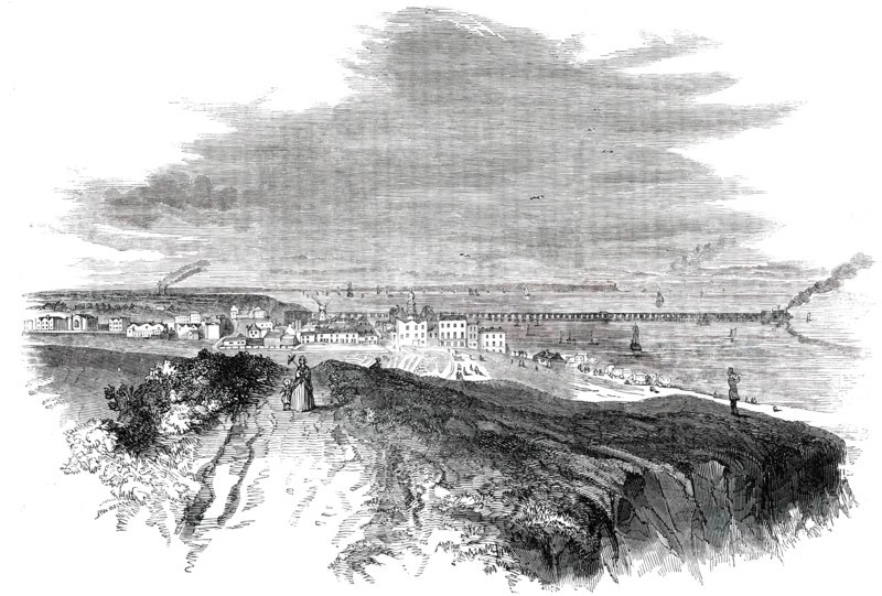 Watering-Places of England - Herne Bay, and Pier, Kent, 1850. Creator: Unknown.