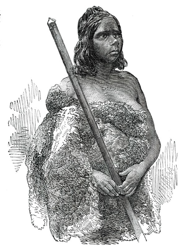 Lubra, a young Australian Woman, 1850. Creator: Unknown.