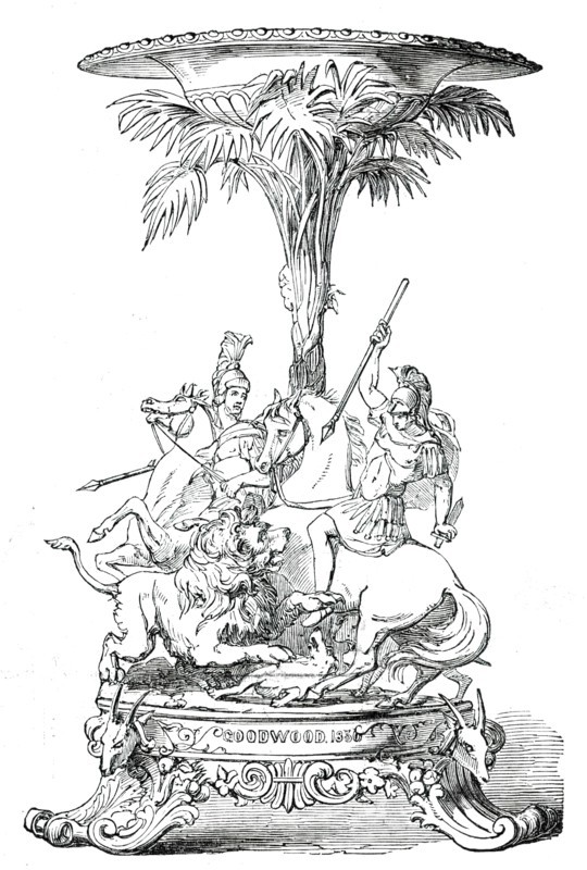 Prize Plate - Goodwood Races  - the Steward's Cup, 1850. Creator: Unknown.