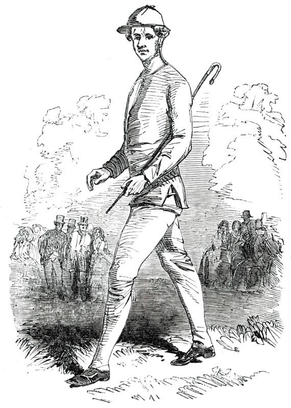 Richard Manks, the Pedestrian, 1850. Creator: Unknown.