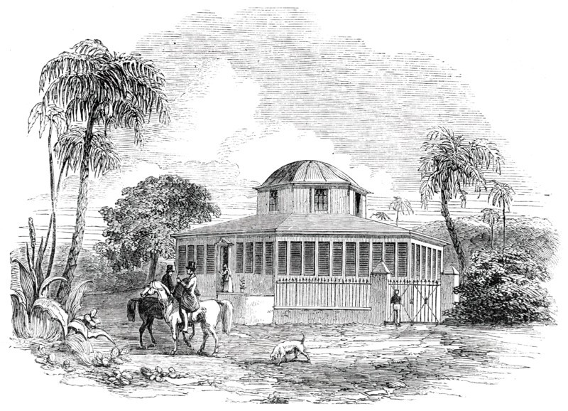 Octagon Villa, Antigua, 1850. Creator: Unknown.