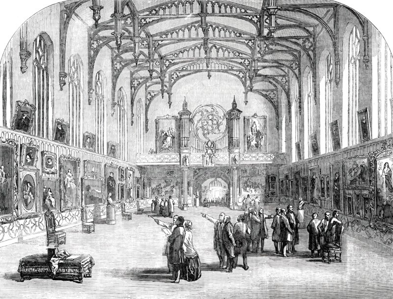 Picture Gallery of the late King of Holland, in the Palace of the Hague, 1850. Creator: Unknown.