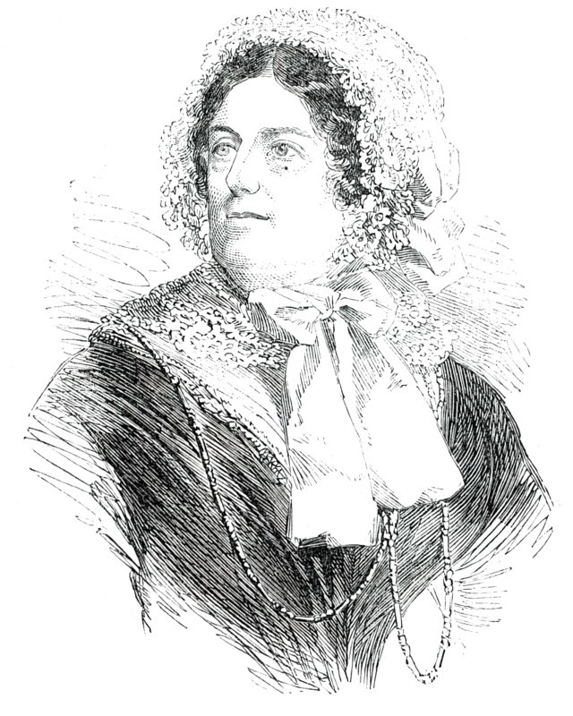 The late Mrs. Glover, 1850. Creator: Unknown.