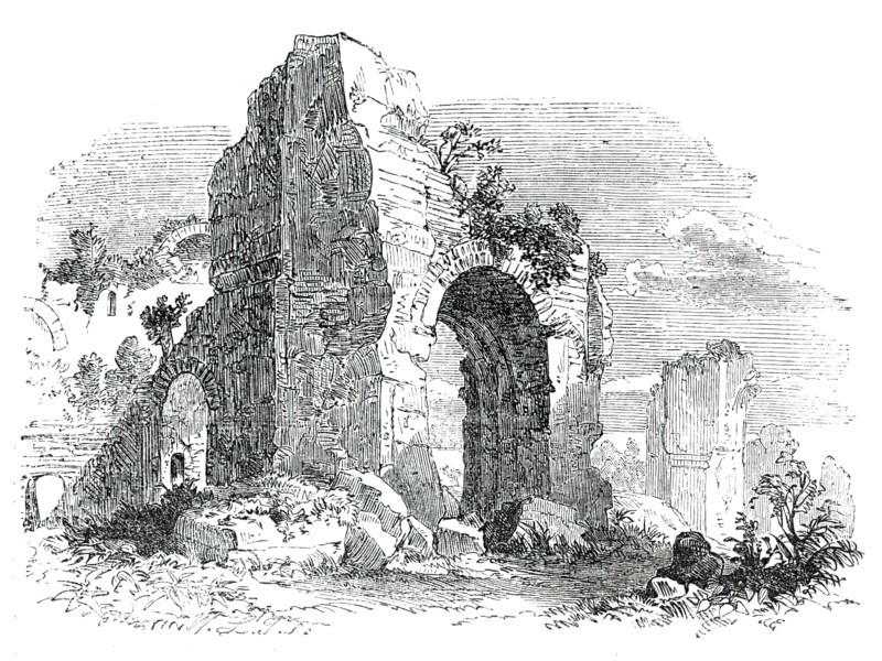 Baths of Caracalla - Rome, 1850. Creator: Unknown.