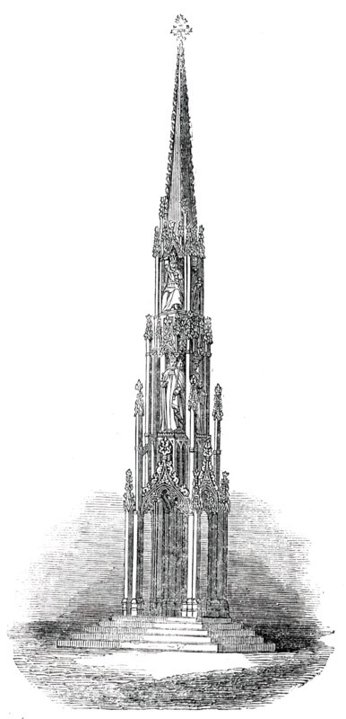 The New High Civic Cross, Bristol, 1850. Creator: Unknown.
