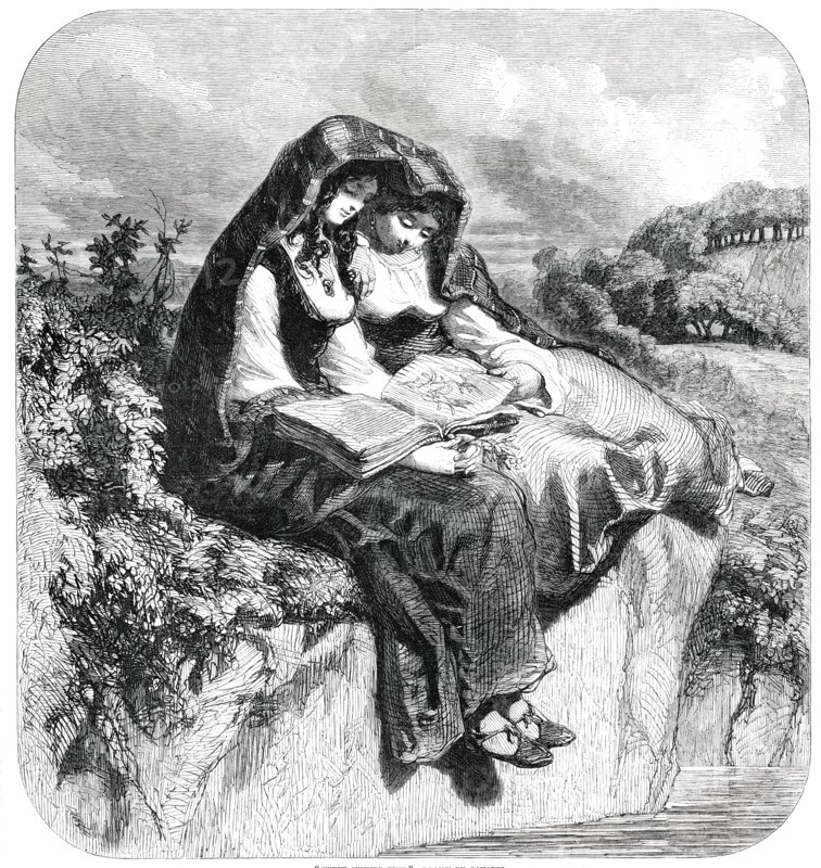 Sweet Summer Time - drawn by Gavarni, 1850. Creator: Unknown.