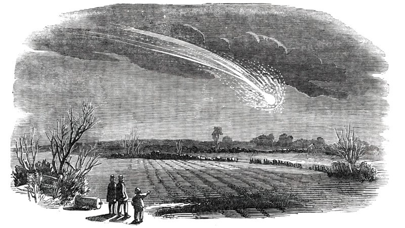 The Meteor, as seen from the Fulham-Road, 1850. Creator: Unknown.
