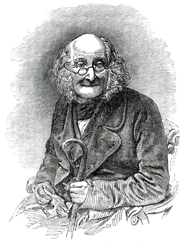 Mr. James Colman, aged 100, Feb. 14, 1850. Creator: Unknown.