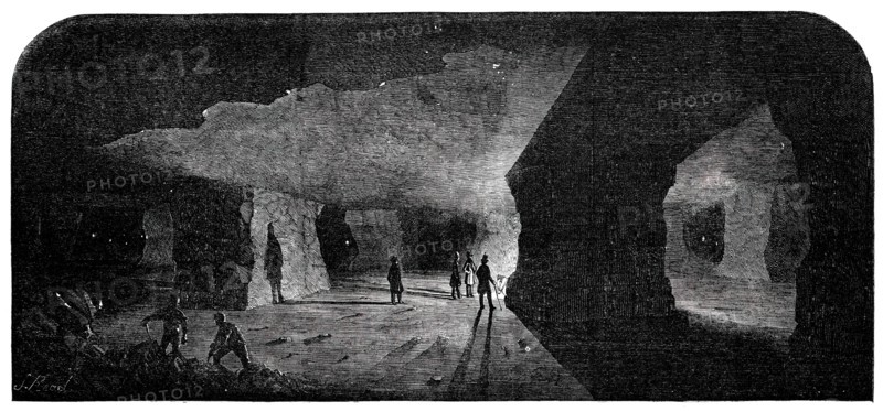 The Marston Salt-Pit, 1850. Creator: S Read.