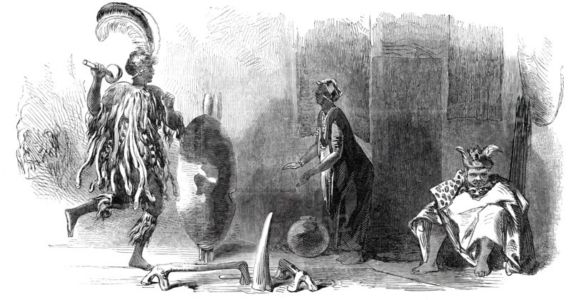 The African Exhibition, at the Cosmorama, Regent-Street, 1850. Creator: Unknown.