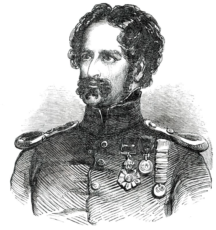 Col. Chatterton, M.P. for Cork, 1850. Creator: Unknown.