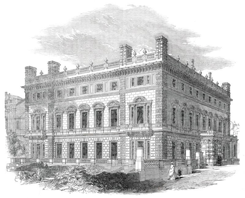 Bridgewater House - architect, Charles Barry, Esq., R.A., 1850. Creator: Unknown.