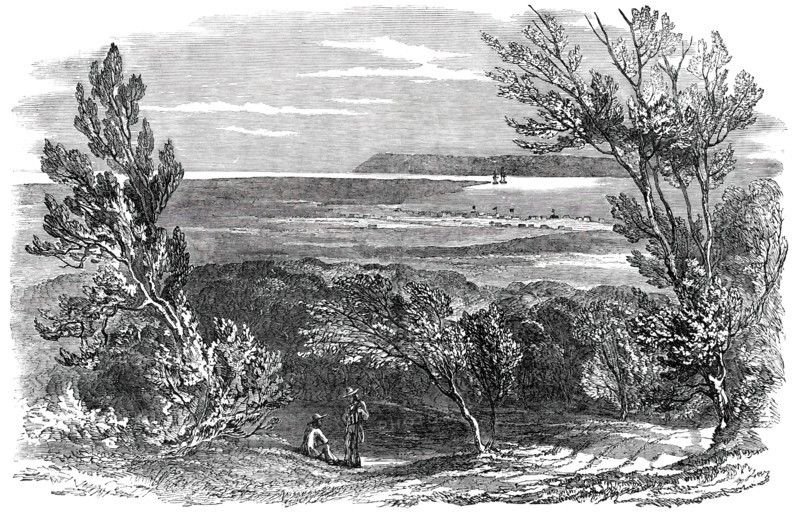 Bay and Settlement of Natal, now D'Urban, 1850. Creator: Unknown.