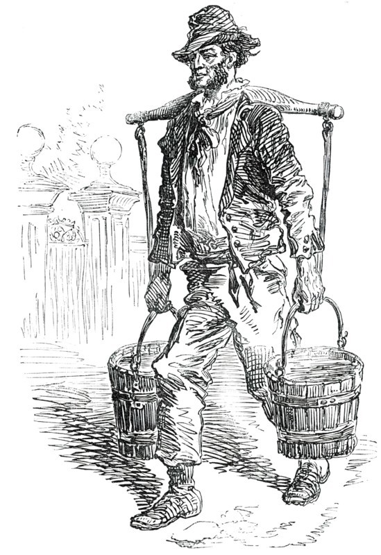 Water-Carrier at Hampstead, 1850. Creator: Unknown.