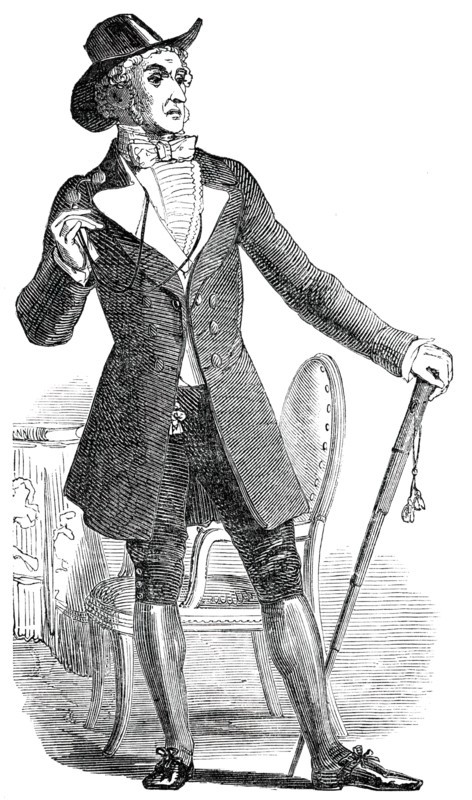Mr. J. Wallack as Dr. Petgoose, in the New Play of the "Catspaw" at the Haymarket Theatre, 1850. Creator: Unknown.