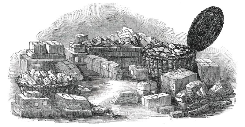 Extraordinary Accumulation of Postage Stamps, 1850. Creator: Unknown.