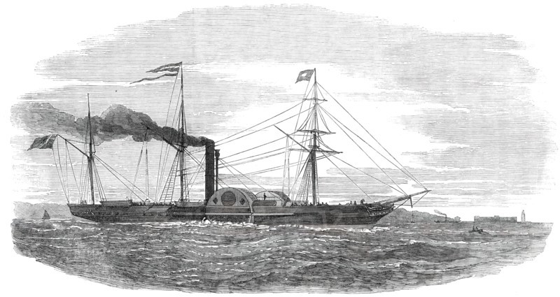 The "Orion" Steamer, 1850. Creator: Unknown.