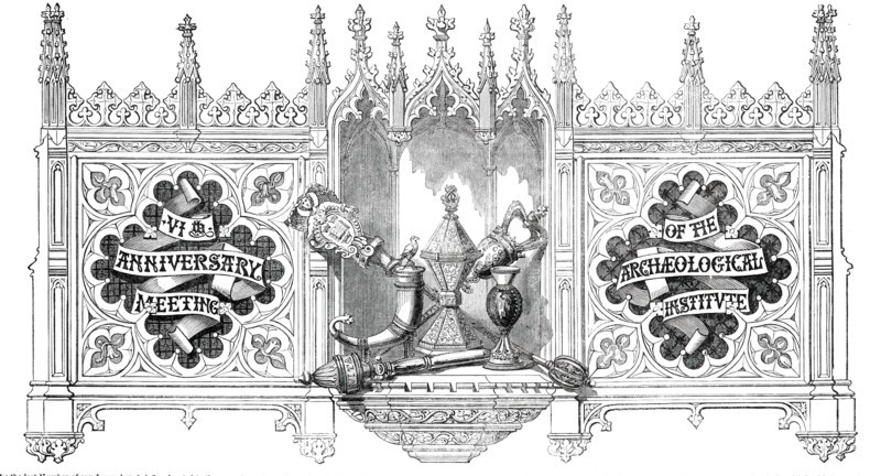 VIth Anniversary Meeting of the Archaeological Institute, 1850. Creator: Unknown.