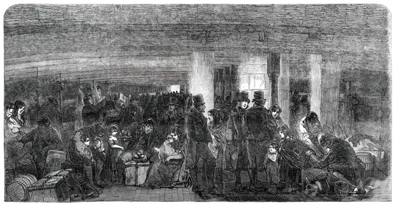 Scene between Decks, 1850. Creator: Unknown.