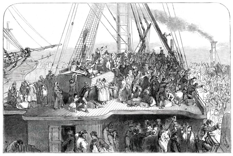 The Departure, 1850. Creator: Unknown.