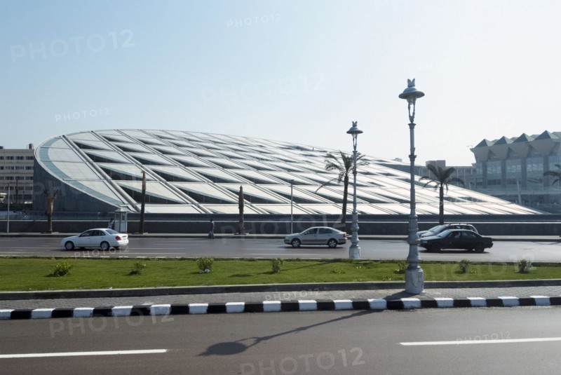 Bibliotheka Alexandrina, Alexandria, Egypt, 2007. Creator: Ethel Davies.