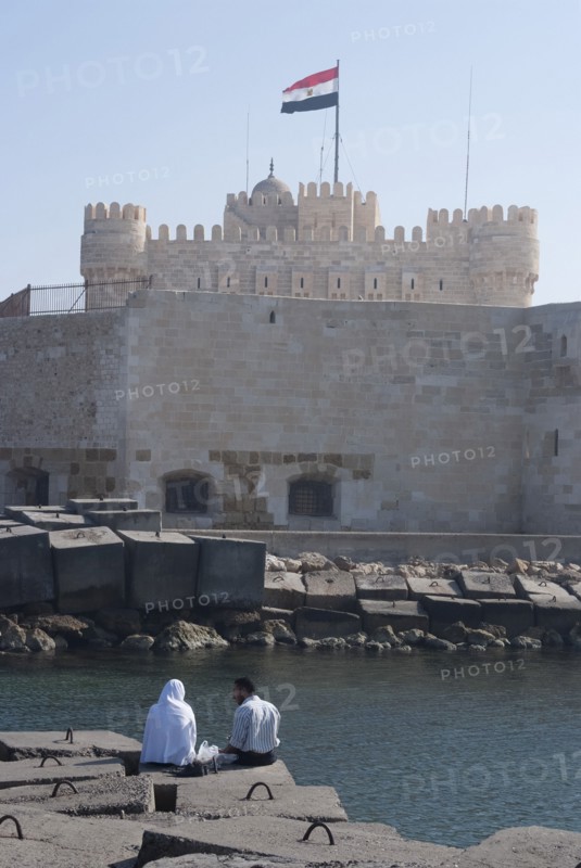 Fort and Harbour, Alexandria, Egypt, 2007. Creator: Ethel Davies.