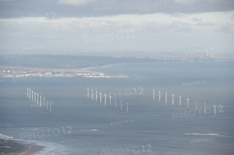 Teesside Wind Farm, Redcar and Cleveland, 2015. Creator: Dave MacLeod.
