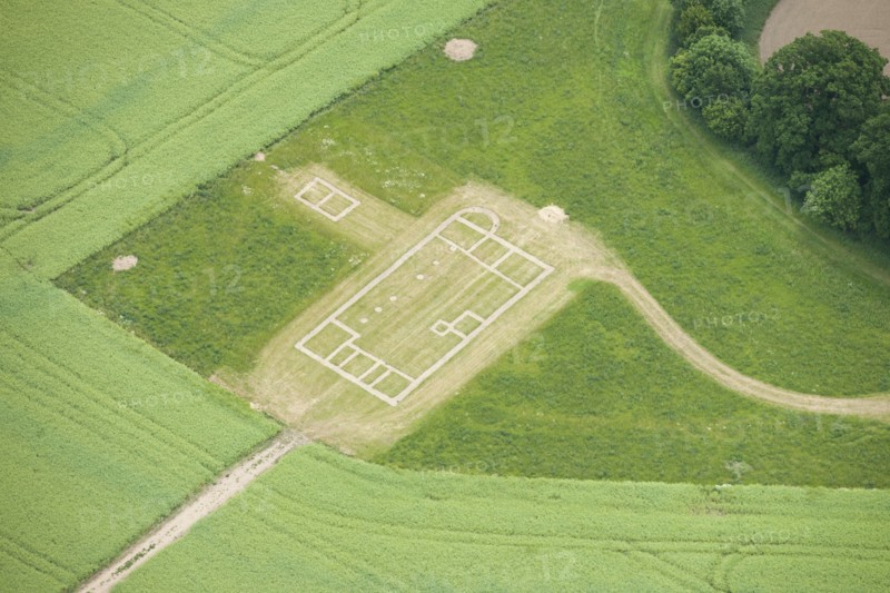 Site of a Romano-British villa, Essex, 2015. Creator: Damian Grady.