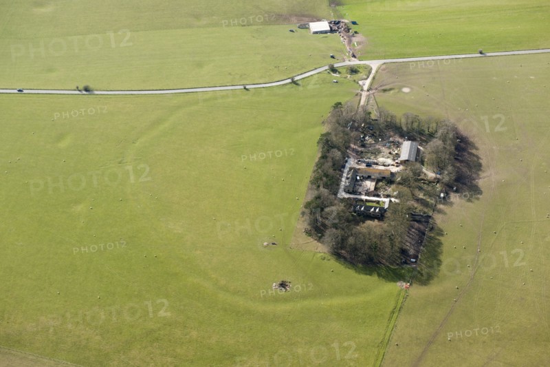 Bilbury Rings, an Iron Age multivallate hillfort earthwork, Wylye Down, Wiltshire, 2016. Creator: Damian Grady.