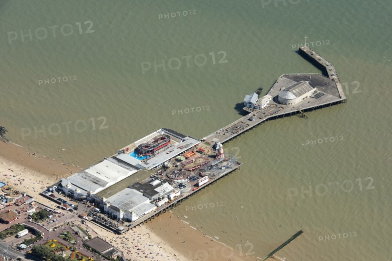 Clacton Pleasure Pier, Clacton on Sea, Essex, 2016. Creator: Damian Grady.