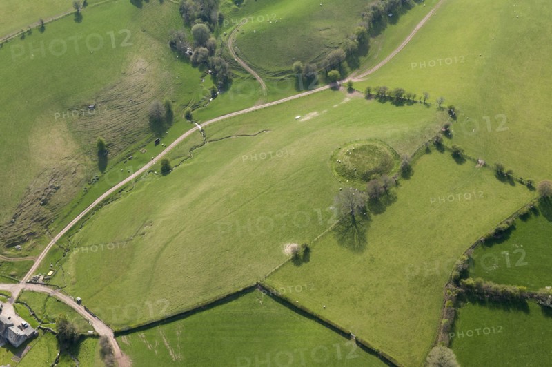 Motte castle, Nant-y-bar, Herefordshire, 2016. Creator: Damian Grady.