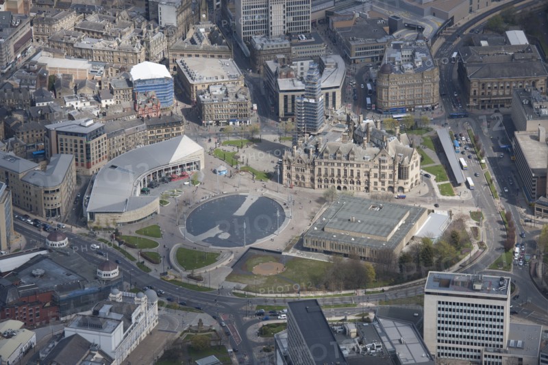 Centenary Square, Bradford, West Yorkshire, 2016. Creator: Dave MacLeod.