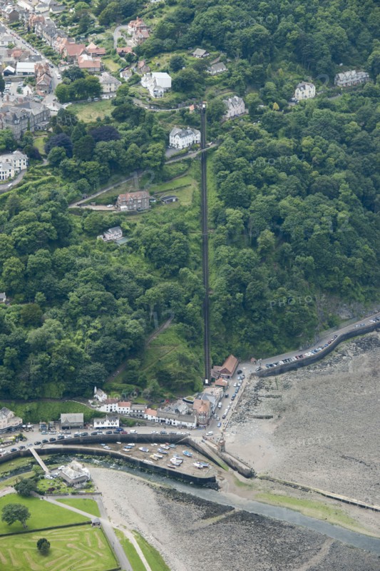 Lynton and Lynmouth Cliff Railway, Devon, 2016. Creator: Damian Grady.