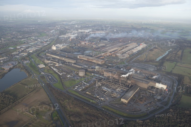 Scunthorpe Steel Works, North Lincolnshire, 2016. Creator: Dave MacLeod.